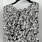 Everlane π NWT The Gathered Neck Top Blouse Floral Flower Capped Sleeve Sz XXS Photo 12