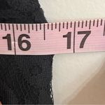 Cynthia Steffe Women’s  V-Neck Lace With Leather Trim Black Dress Size 12 Photo 11