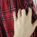 Victoria's Secret Red and Black Christmas Plaid Pajama set Photo 7