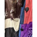 We Be Bop 2XL Funky Oversize Patchwork Swirl Groovy Animal Print Flora 90s Shirt Size XXL Photo 9