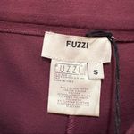 Fuzzi Slim Leg Dress Pants Burgundy Ankle Length Red Photo 6