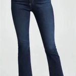 AG Adriano Goldschmied The Ballad Slim Bootcut Dark Blue Raw Hem Jeans Photo 0