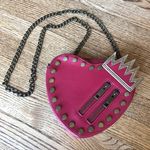 Disney Descendants Evie Heart Purse Red Cross body Chain Strap Photo 0