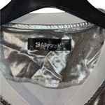 Allegra K Silver Metallic Women's Jacket Medium Photo 2