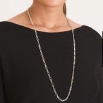 Convertible Mixed Masked Necklace Silver Photo 4