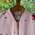 Ted Baker Women's Leelah Soft Blossom Bomber Jacket Baby Pink Size 1 (U.S. 4) Photo 7