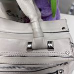 B. Makowsky Cream Buttery Leather Shoulder Bag Photo 9