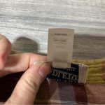 Pendleton  Green Pink Spring Pastel Plaid Women's Top; Large Photo 2