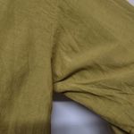 Dôen Jane Blouse in Giolden Willow Organic Cotton Viscose Size XL Yellow Photo 8