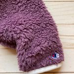 Champion Fuzzy Sherpa Purple Half Zip Cropped Pullover Sz M NWT Photo 7