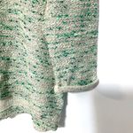 H&M  green cream speckled sweater small Photo 1