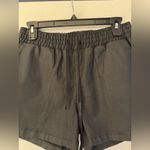 Current/Elliott Current Elliot Joyce The Drawstring in Black Coted Women's Shorts Size 27 Photo 7