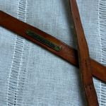 Levi's Levi Strauss Vintage Slim Cognac Brown Leather Belt. Photo 3