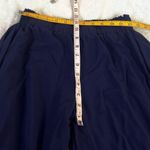 Lulus Always Here For You Navy Blue Tie Front Wide Leg Pants Pull On Ankle XS Photo 7