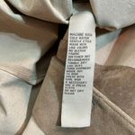 Jones New York Vintage 90s Country Petite Shirt Sz 6 P Beige Suede 100% Leather Photo 6