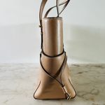 Michael Kors  Voyager Ballet Metallic Pink Leather East West Tote Bag Photo 3