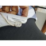 Beach Lunch Lounge Womens White & Blue Linen Sleeveless Knee Length Dress Size S Photo 7