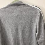 Adidas  Gray Cropped Quarter Zip Pullover Classic Photo 6
