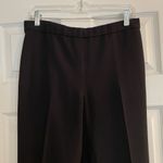 Theory Ankle Straight Leg Trouser Black Dress Pants Size 8 Career Office Staple Photo 1