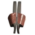 - All Saints Brown Slide Leather
Slides(Size 39) Photo 3