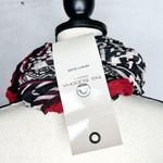 Big Buddha NWT  Red Black Tan Semi-Sheer Infinity Scarf New Photo 4