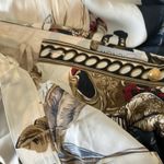 Mondi Wrap Skirt Size 38 Majestic Collection Elephant Print RARE Vintage Tan Photo 8