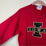 Lee ✨ Vintage  Red Iowa Crewneck Sweatshirt Large Photo 4