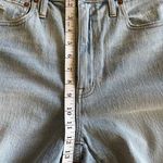 Madewell NWT  The High Rise Slim Boy Jeans Light Blue Distressed Size 30 Photo 12