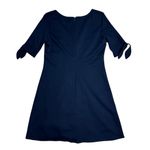 Bailey 44 Dark Navy Quarterdeck Ponte Fit and Flare Mini Dress Womens L Photo 6