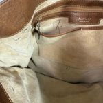 Jennifer Alfano Women’s brown leather shoulder purse 10x14x3.5" 8" handle Photo 13