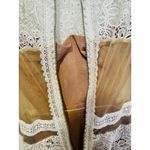 Bronx and Banco White Embroidered Lace Back Cutouts Madeline Lace Bride Dress XS Photo 9