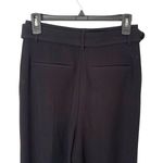 Babaton  Aritzia Womens Wide Leg Belted Pleated Front Dress‎ Pants Black Size 4 Photo 3