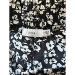 Lush Clothing Womens Wide Leg Pull‎ On Casual Pants Size Medium Black White Floral High Rise Photo 1