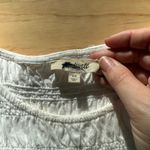 Madewell NWOT  Smocked Boatneck Tank Eyelet White‎ Cotton Linen Causal Photo 7