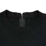 St. John Collection Black Santana Knit Long-Sleeve Fitted Tunic Top Photo 7