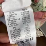 Muchacha Boho Floral Striped Backless Halter Top XL Spain Pink Photo 7