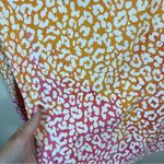 J.Crew ✨ Women’s Pink Orange Cheetah Leopard Rash Guard Small Photo 9