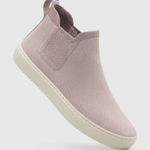 Rothy's  Chelsea Boots Womens Size 6 Pink White Fabric Mid Top Booties Photo 0