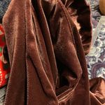 Treasure & Bond NWT  Plum Velvet Pull On Wide Leg Pants Size Small Boho Cozy Photo 7