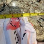 Tickled Teal Pink Flamingo Weekend Skirt Size 3X Plus  Photo 5