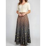 Anthropologie GEISHA DESIGNS x  Hybrid Diamond Maxi Skirt, Multicolor, Small Photo 3