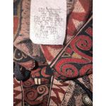 R & M Richards VTG Karen Kwong Blouse Women 10 Tunic Slits Gold Buttons Aztec Southwestern Boho Photo 7