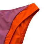 NEW Free People X Seea Vega Bikini Bottom large orange purple high cut Photo 3