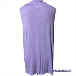 BiBi large womens lavender tank bright multicolor floral print soft and stretchy Purple Photo 7