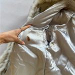 Vintage Niki Finland Blue Silver Fox Fur Coat Jacket Women’s Real Fur Saga Size M Photo 3