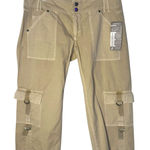 Gramicci Size 8 Cropped Cargo Pants Outdoor‎ Hiking Utility Khaki Gorpcore NEW Tan Photo 0