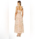 ASTR The Label Coral Floral Fritillaria Maxi Dress SZ Small Boho Wedding Guest Photo 2