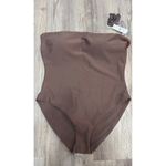 J.Crew Gemma one-piece in Classic Sculpt Gemma bandeau scrunchie Swimsuit Sz 20 Photo 3