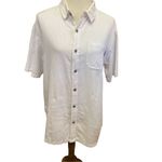 O'Neill Jack O’Neill Collection Coastal Linen Men’s White Button Down Short Sleeve Size Photo 2