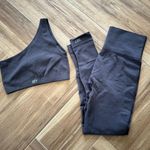 Set Active Sculptflex Leggings And One Shoulder Bra Concrete Jungle Sz Small Photo 0
